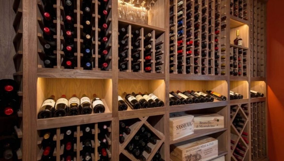 Vernot traditional wooden wine cellar