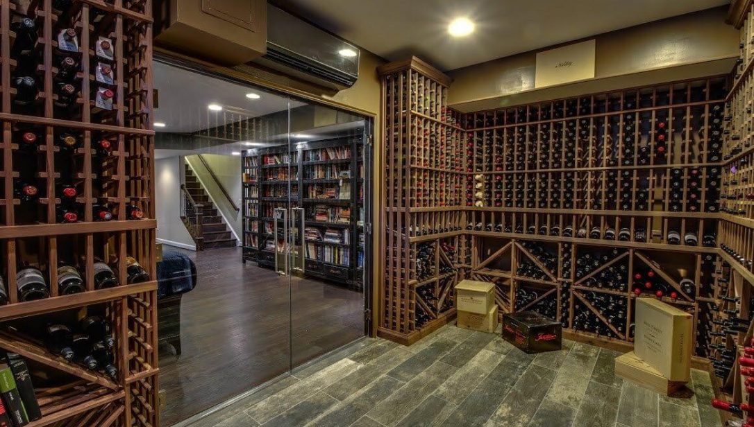 Wine Cellar dual pane glass