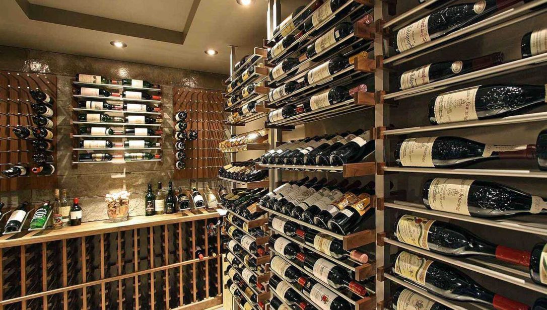 Custom wine room by heritage vine