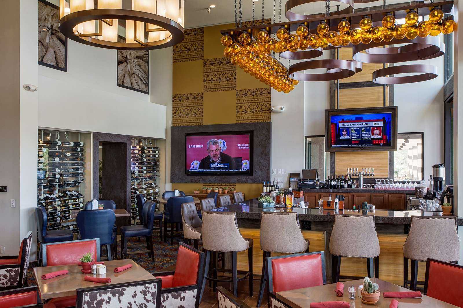 Gainey Ranch Clubhouse custom wine cellar